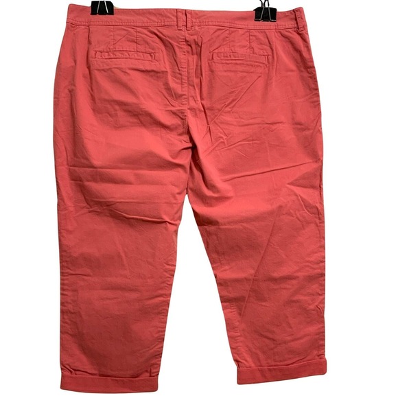 FAT FACE DEVON Ankle Grazer Chinos Red Berry Sz 16S NWT - Picture 2 of 12